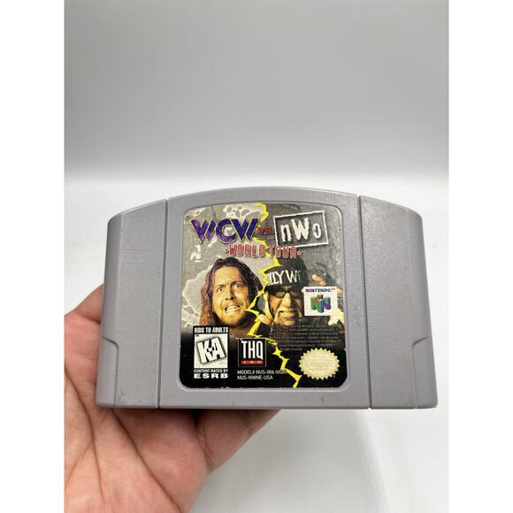WCW vs. NWO World Tour (Nintendo 64, 1997) N64 Wrestling Cartridge Only - Picture 1 of 4